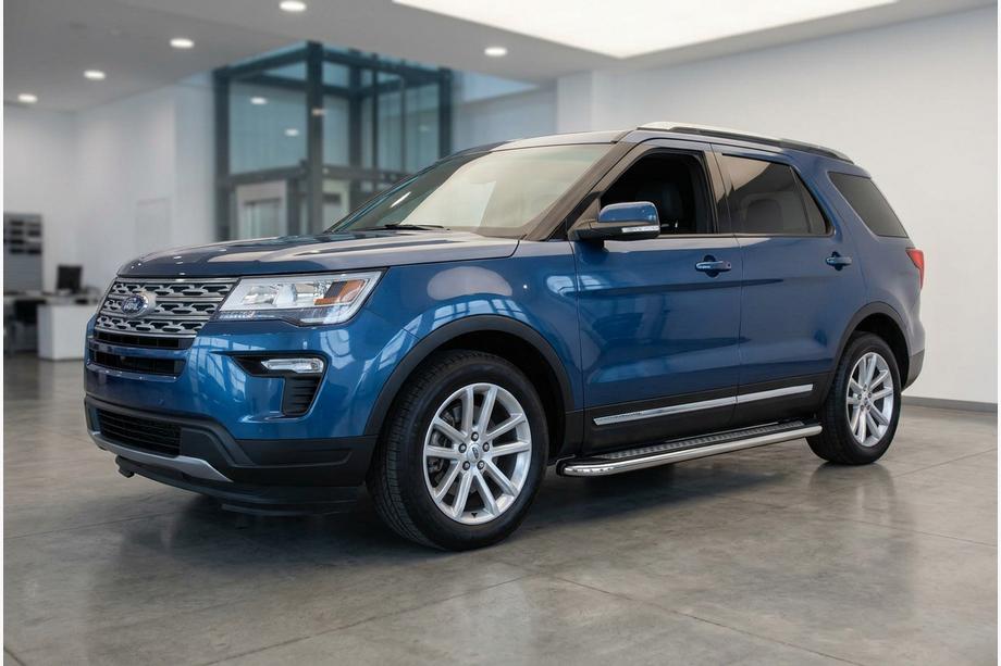 Ford Explorer 2011–2019 Maydos v2 sidetrin (2 stk., aluminium ↗ rustfrit stål) Image