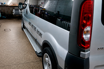 Nissan Primastar 2002–2014 Sidetrin X5-type (2 stk., alu.) foto 4