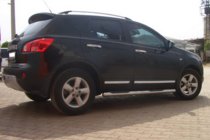 Nissan Qashqai 2007–2010 Siderør (2 stk., rustfrit stål) foto 2