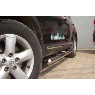 Siderør (2 stk., rustfrit stål) Nissan Qashqai 2007–2010 foto 4