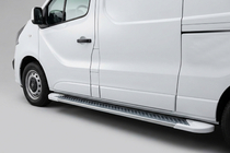 Nissan NV300/Primastar 2016– Sidetrin Allmond White (2 stk., aluminium) foto 1