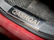 Nissan Qashqai 2010–2014 Krom dørtrinslister til plast (4 stk., rustfrit stål) foto 3