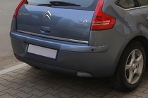 Citroen C-4 2004–2010 Liste til nederste kant af bagklap (rustfrit stål) foto 1
