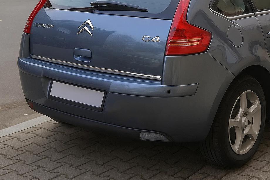 Citroen C-4 2004–2010 Liste til nederste kant af bagklap (rustfrit stål) Image