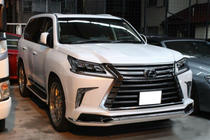 Lexus LX570/450d 2008–2022 Bodykit-sæt (Modellista) Sort farve foto 4