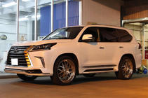 Lexus LX570/450d 2008–2022 Bodykit-sæt (Modellista) Sort farve foto 5