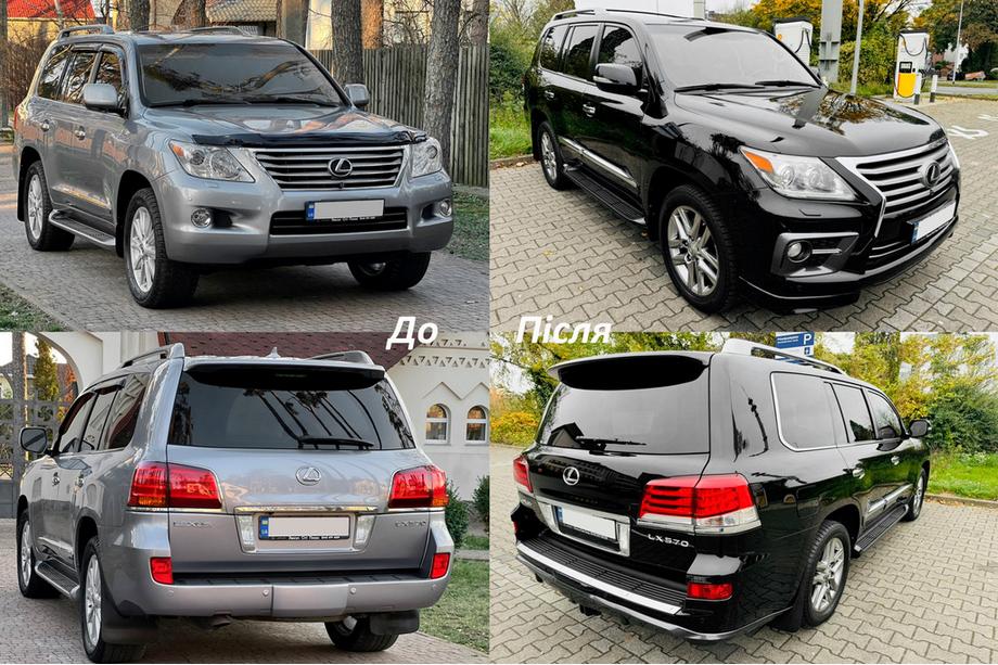 Lexus LX570/450d 2008–2022 F-Sport restyling-karrosserikit 2008-2012 til 2012-2016 Foto 3