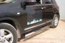 Nissan Qashqai 2010–2014 Siderør (2 stk., rustfrit stål) foto 1