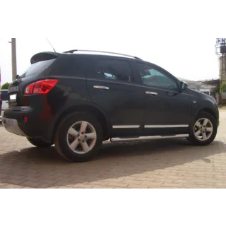 Siderør (2 stk., rustfrit stål) Nissan Qashqai 2010–2014 foto 2
