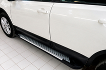 Nissan Qashqai 2010–2014 Sidetrin Allmond Grey (2 stk., alu) foto 1
