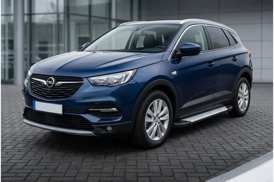 Opel Grandland X 2017– Sidetrin Allmond Grey (2 stk., aluminium) Image