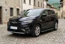 Opel Grandland X 2017– Allmond Black sidetrin (2 stk., aluminium) foto 1