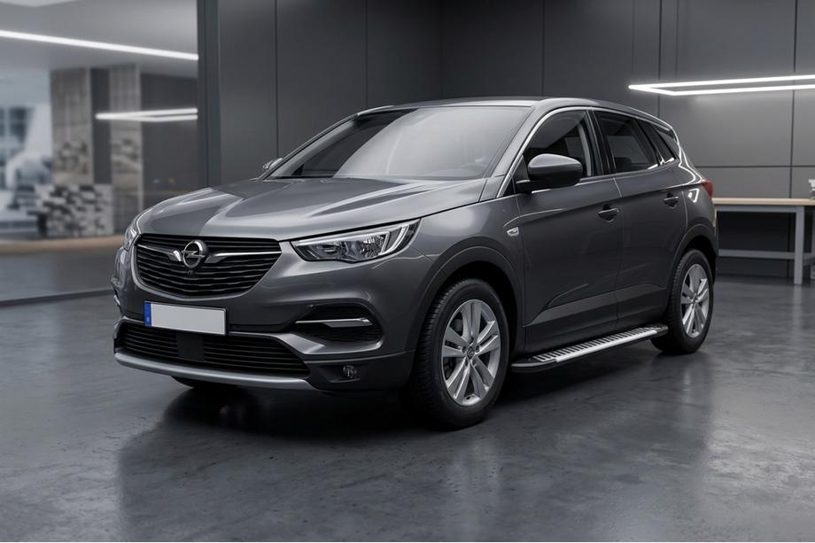 Opel Grandland X 2017– Sidestrin Line (2 stk., aluminium) Image