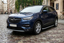 Opel Grandland X 2017– Sidestrin Tayga Grey (2 stk., aluminium) foto 1