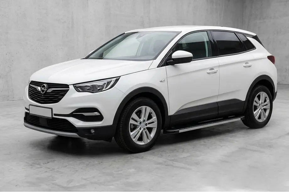 Opel Grandland X 2017– Sidetrin Maya V1 (2 stk., aluminium) Image