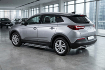 Opel Grandland X 2017– Rainbow sidetrin (2 stk., aluminium) foto 1