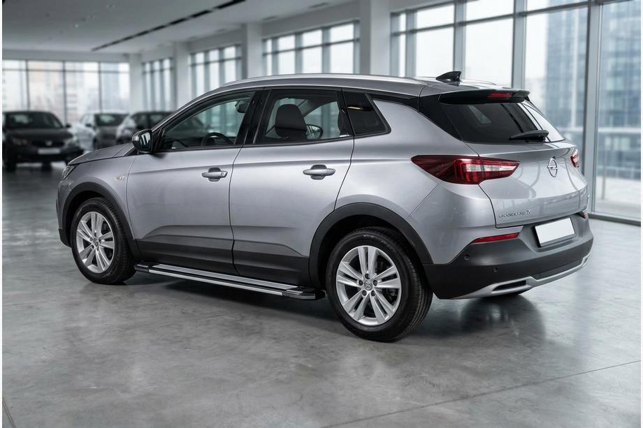 Opel Grandland X 2017– Rainbow sidetrin (2 stk., aluminium) Image