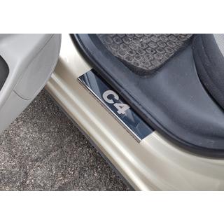 Dørtrinslister Carmos (rustfrit stål) Citroen C-4 2004–2010 foto 4