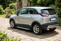 Opel Crossland X 2017–2024 Sidetrin Allmond Grey (2 stk., aluminium) foto 1