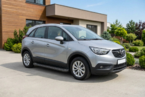 Opel Crossland X 2017–2024 Sidetrin Allmond Black (2 stk., aluminium) foto 1