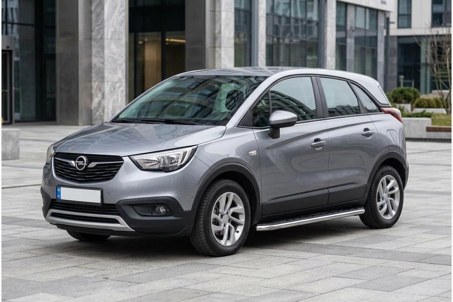Opel Crossland X 2017–2024 Maydos V1 sidetrin (2 stk., aluminium + rustfrit stål) Image