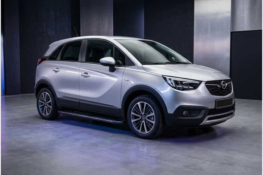 Opel Crossland X 2017–2024 Bosphorus Black sidetrin (2 stk., aluminium) Image