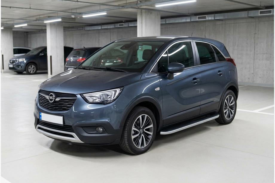 Opel Crossland X 2017–2024 Sidetrin Tayga Grey (2 stk., aluminium) Image