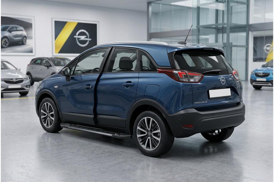 Opel Crossland X 2017–2024 Sidetrin RedLine Black (2 stk., aluminium) Image