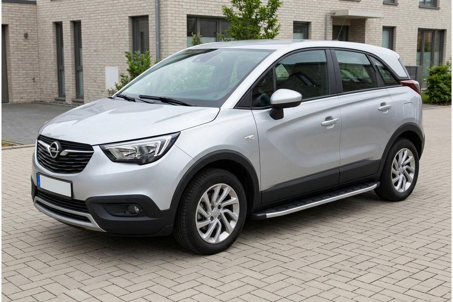 Opel Crossland X 2017–2024 Sidetrin Fullmond (2 stk., aluminium) Image