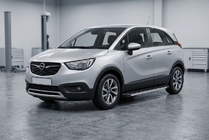 Opel Crossland X 2017–2024 Sidetrin Maya V1 (2 stk., aluminium) foto 1