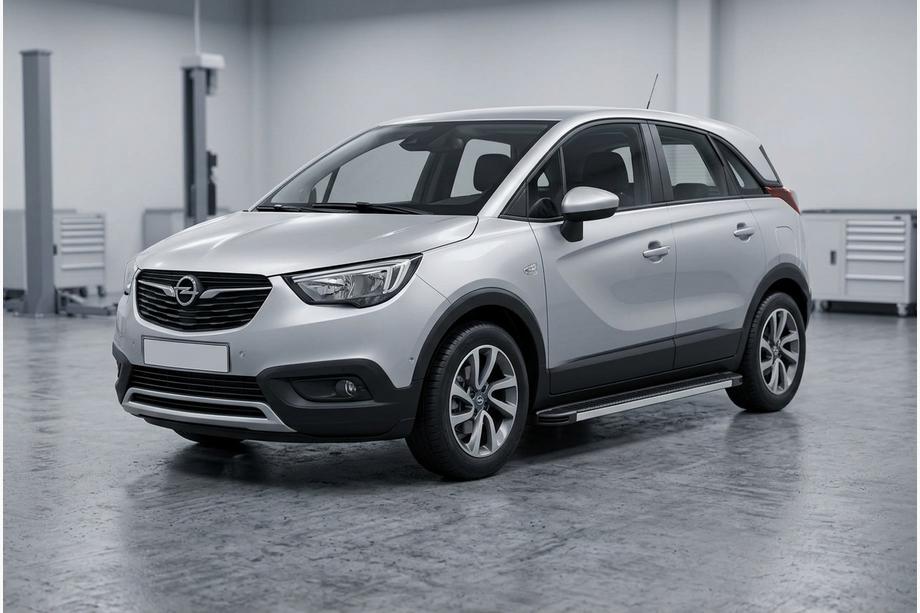 Opel Crossland X 2017–2024 Sidetrin Maya V1 (2 stk., aluminium) Image