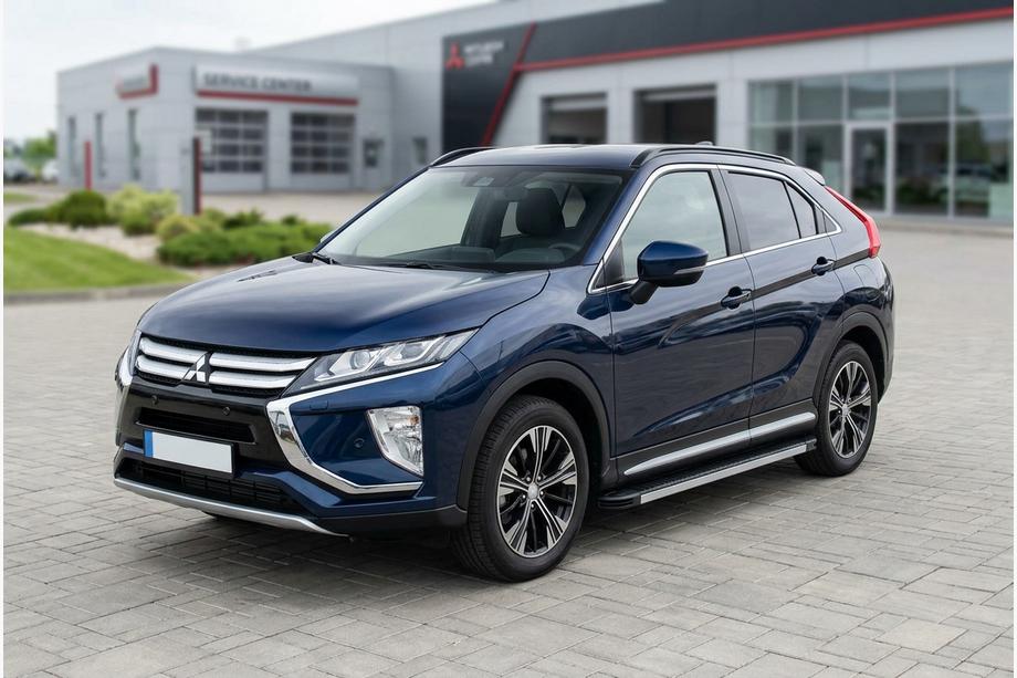 Mitsubishi Eclipse Cross 2017– Sidetrin Maya V1 (2 stk., aluminium) Image