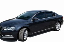 Volkswagen Passat B6 2006–2012 Vindafvisere med kromliste SD (4 stk., HIC) foto 9