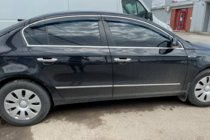 Volkswagen Passat B6 2006–2012 Vindafvisere med kromliste SD (4 stk., HIC) foto 3