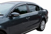 Volkswagen Passat B7 2012–2015 Vindafvisere til sideruder med kromliste SD (4 stk., EU, HIC) foto 10