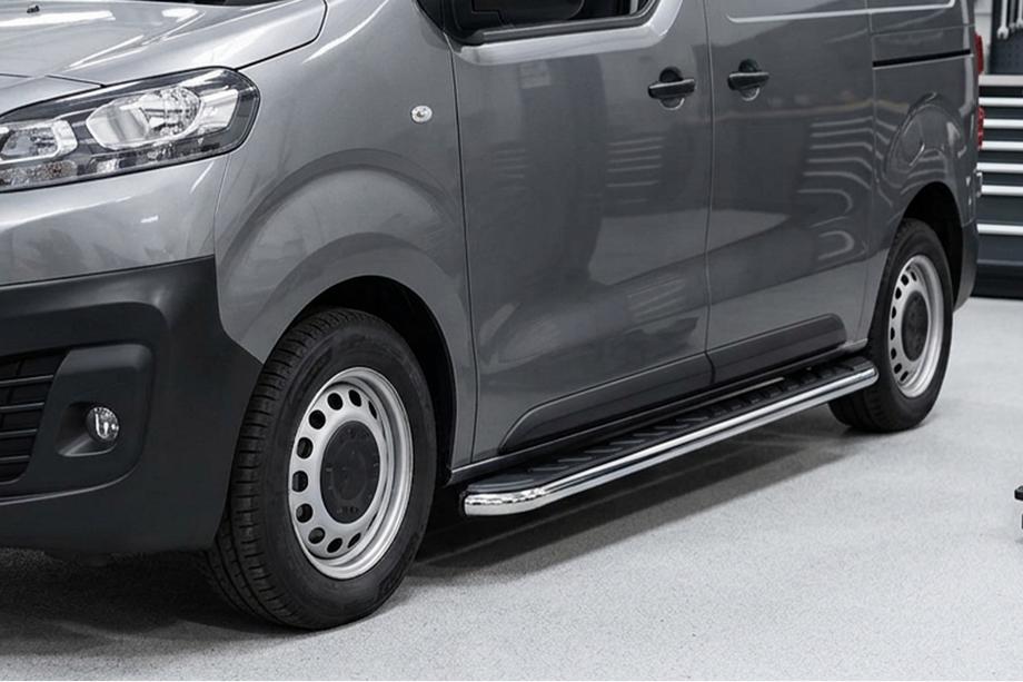 Citroen Jumpy/Dispatch 2017– Maydos V1 sidetrin (2 stk., aluminium + rustfrit stål) Image