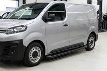 Citroen Jumpy/Dispatch 2017– Sidetrin Allmond Black (2 stk., aluminium) foto 5