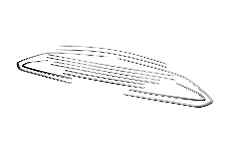 Opel Astra J 2009–2015 Komplet vindueslister omkring ruder (Sport Tourer, 12 stk., rustfrit stål) Foto 2