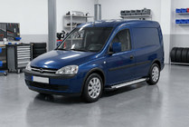 Opel Combo 2002–2012 Sidetrin Allmond Grey (2 stk., aluminium) foto 1