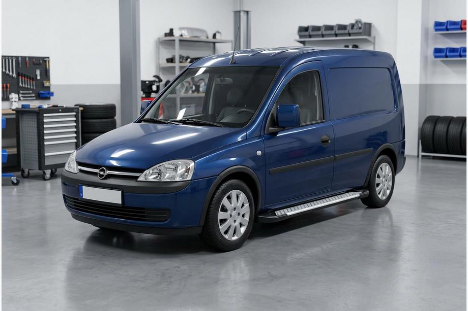 Opel Combo 2002–2012 Sidetrin Allmond Grey (2 stk., aluminium) Image