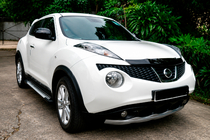 Nissan Juke 2010–2019 Sidetrin Allmond Grey (2 stk., aluminium) foto 1