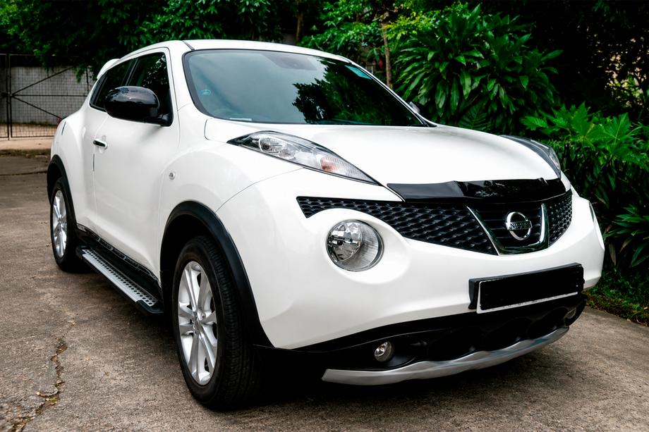 Nissan Juke 2010–2019 Sidetrin Allmond Grey (2 stk., aluminium) Image
