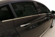Citroen C-5 2008–2017 Nedre vindueslister (6 stk., rustfrit stål) Carmos - Tyrkisk stål foto 1