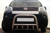 Peugeot Bipper 2008–2017 Bullbar QT006 (rustfrit stål) foto 1