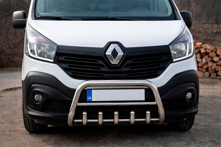 Renault Trafic 2015– Frontbøjle WT003-4 (rustfrit stål) Med tekst Image