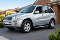 Toyota Rav 4 2001–2005 Allmond sidetrin (2 stk., aluminium) foto 1