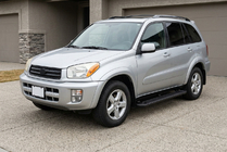 Toyota Rav 4 2001–2005 Sidetrin Allmond Black (2 stk., aluminium) foto 1