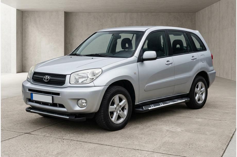 Toyota Rav 4 2001–2005 Sunrise sidetrin (2 stk., aluminium) Image