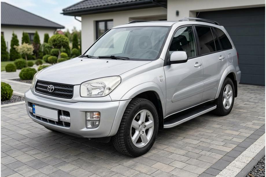 Toyota Rav 4 2001–2005 Sidetrin Tayga (2 stk., aluminium) Image