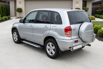 Toyota Rav 4 2001–2005 Sidetrin Line (2 stk., aluminium) foto 1